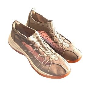 Jambu Free Spirit Encore Vegan SlipOn Sneakers Women's Size 10 Pink Beige Orange